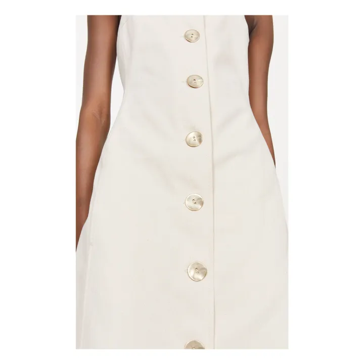 Rodebjer Robe Boutonnée Wilma | Beige