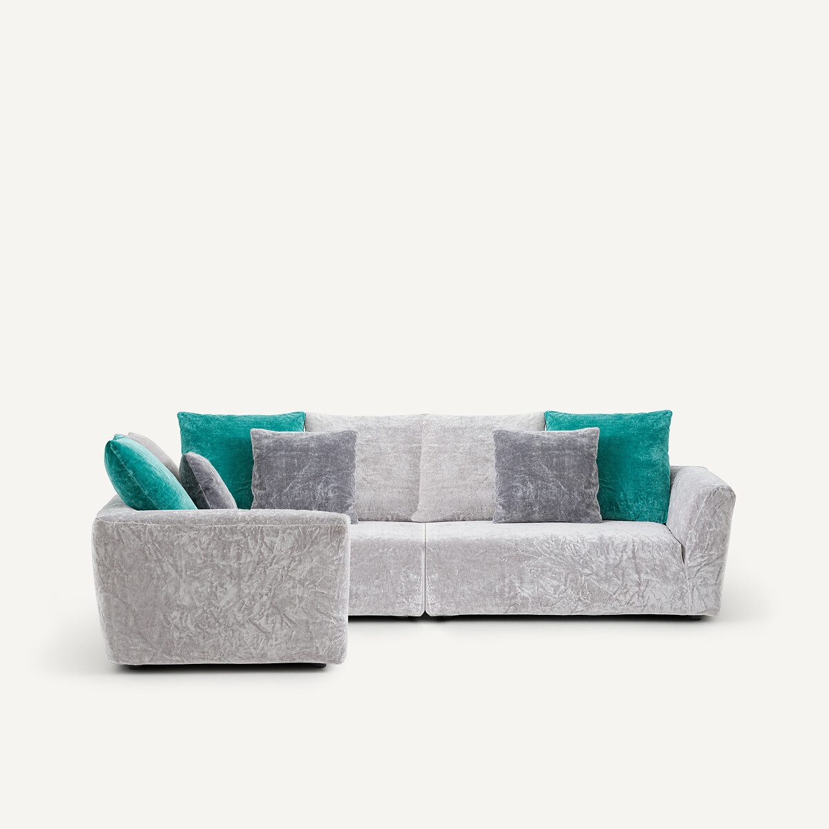 OTTO STUDIO PARA AM.PM<br>Meia poltrona em veludo viscose, Chill