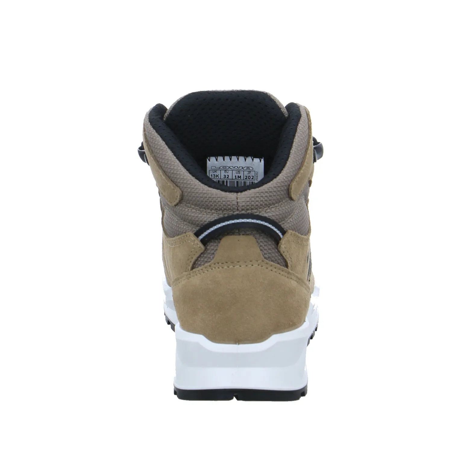 LOWA Jungen-Winter-Bottine Beige Textil  Winter-Sneaker high