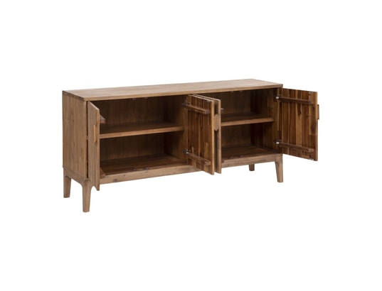 ATMOSPHERA - Buffet 4 portes sabor en bois - marron