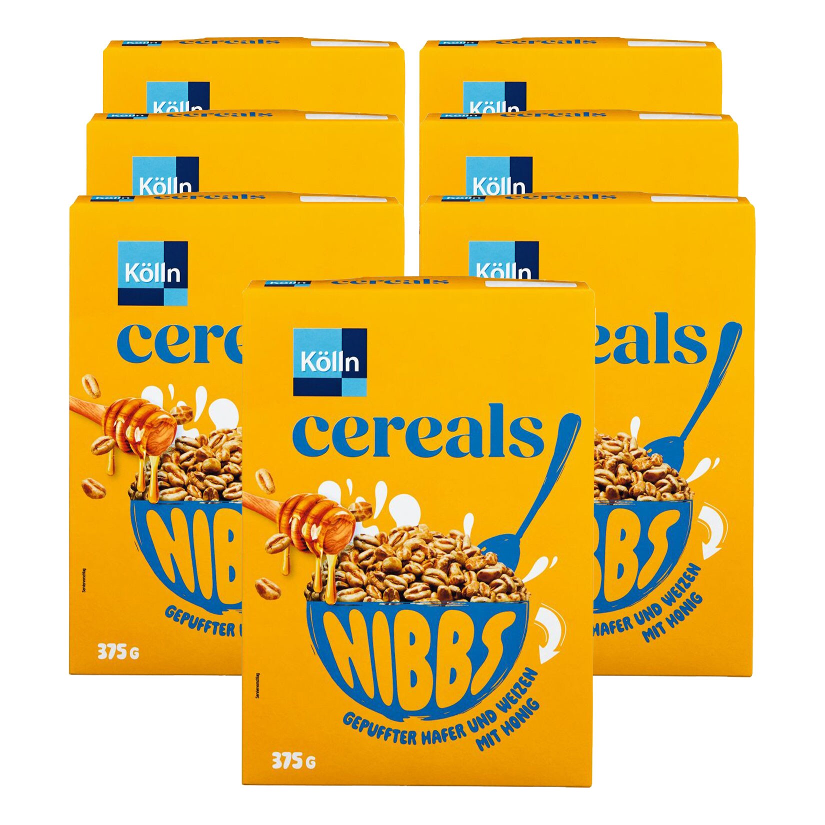 Kölln Honey Nibbs 375g, 7er Pack