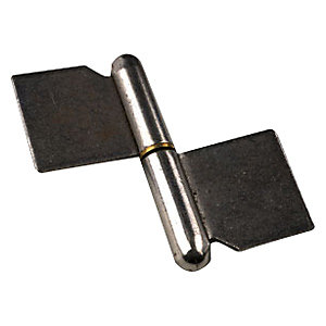 2 paumelles de grille à souder Diall 60 mm