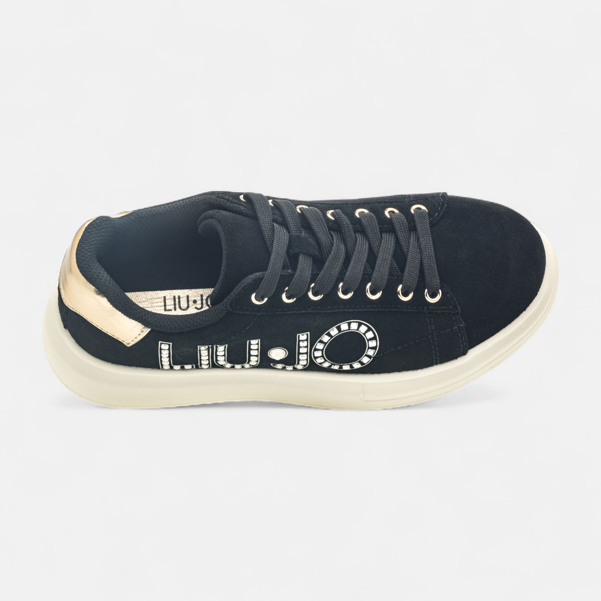 Sneakers Femme en cuir noir