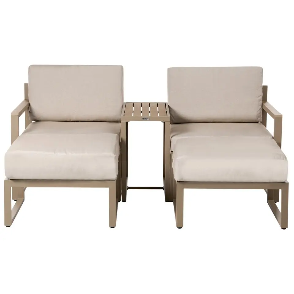 NOCI - Loungeset 2-zits - Beige - Staal