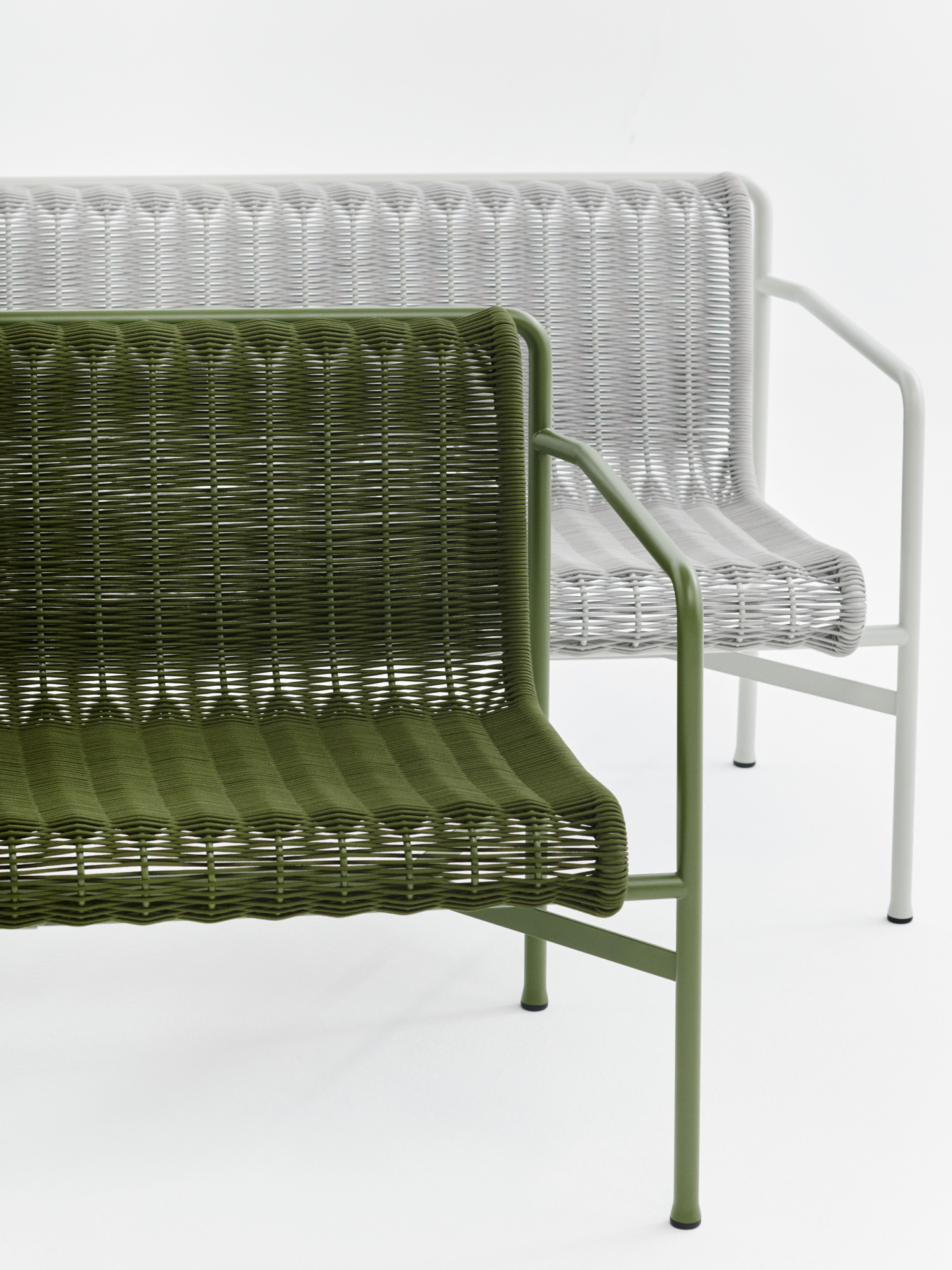 Tuinbank Palissade Cord Lounge grijs