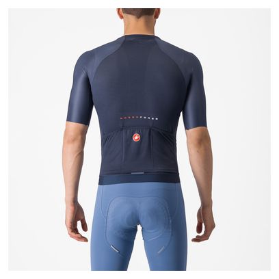 Maillot Manches Courtes Castelli Aero Race 7.0 Bleu