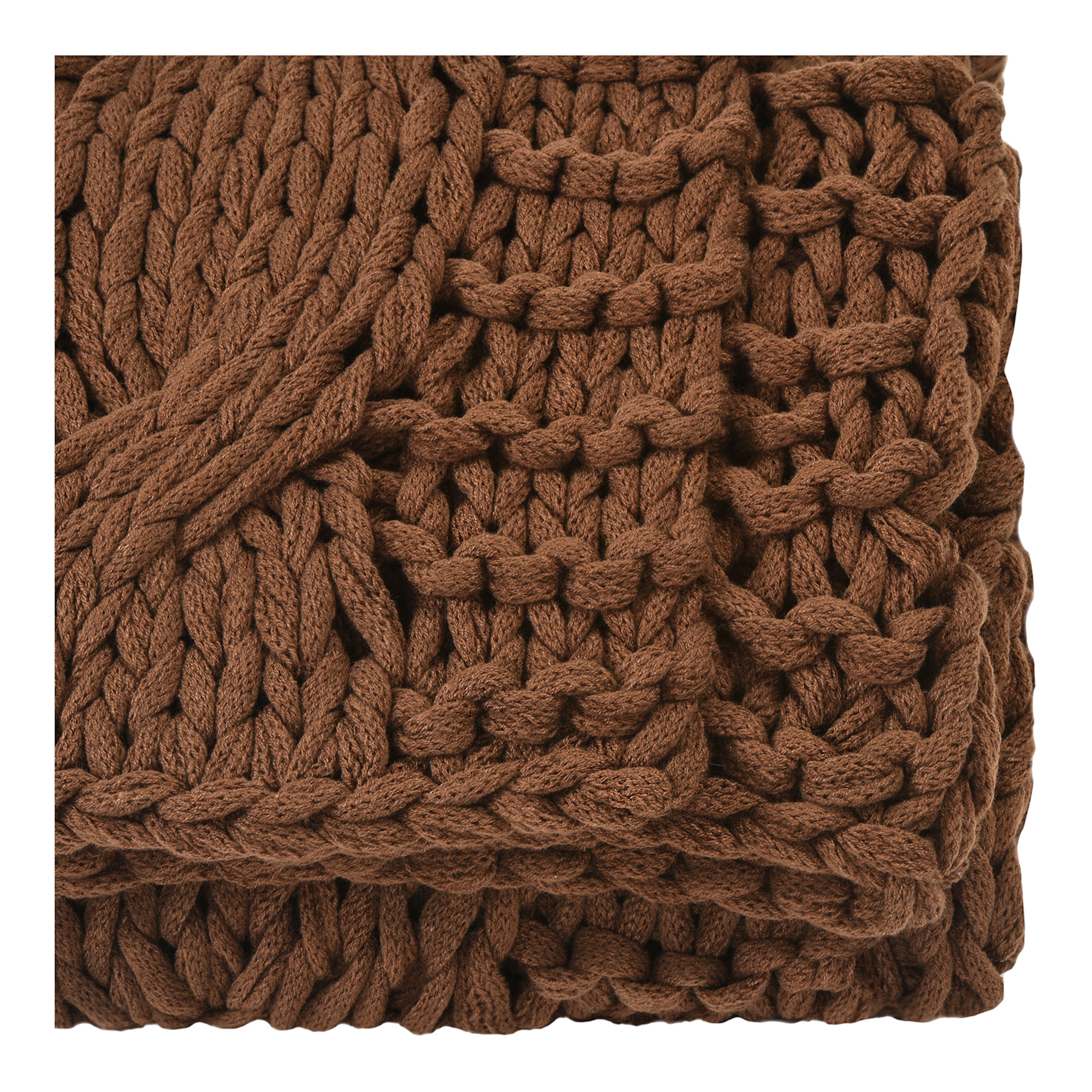 braun, L 150 x B 130 cm