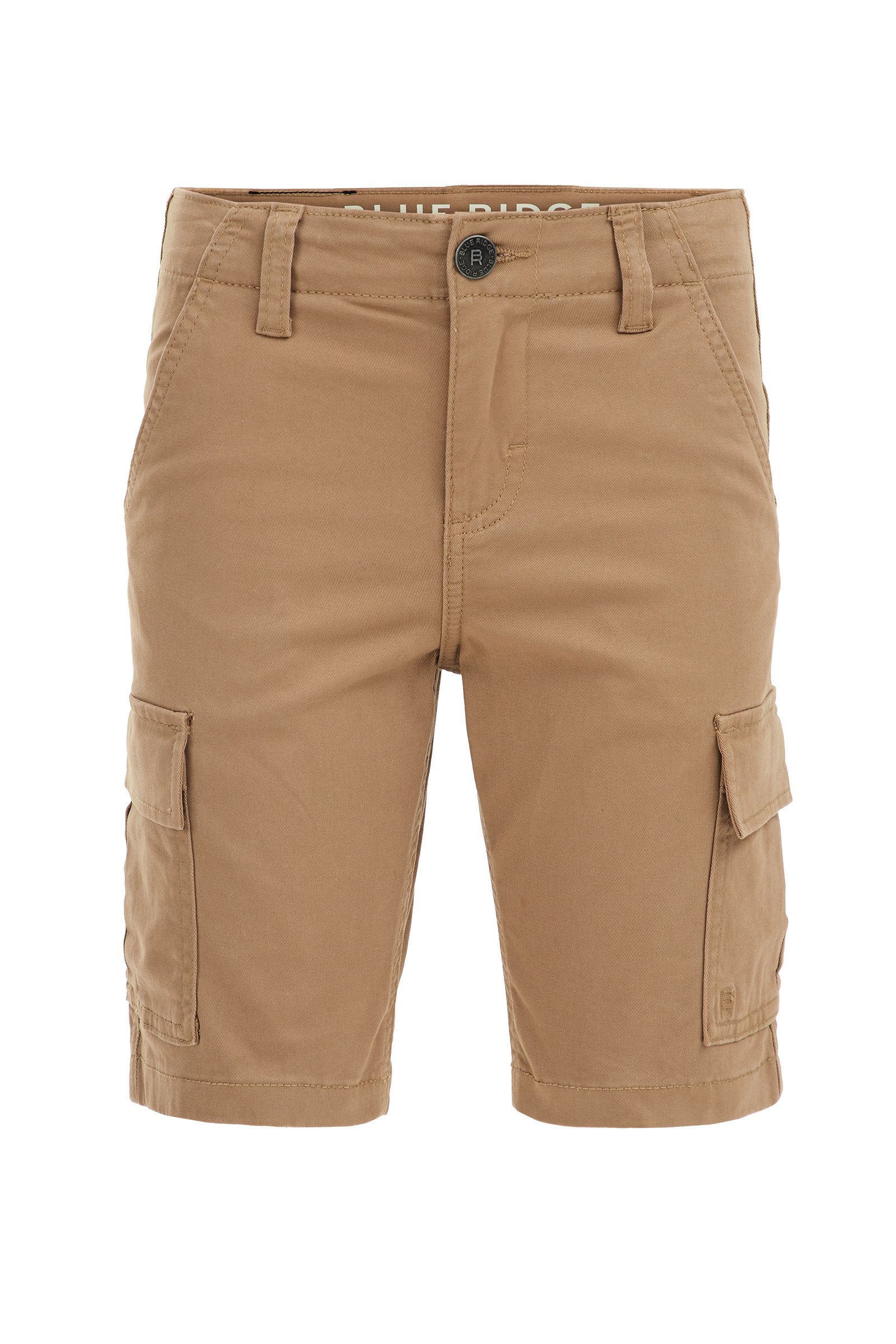 Jongens short met cargozakken Blue Ridge Lichtbruin