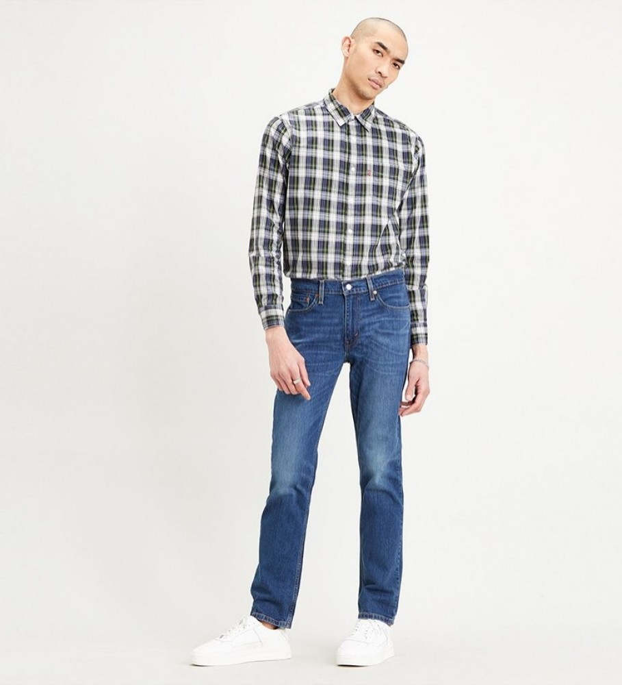 Calça jeans Levi's 511 Slim azul índigo escuro