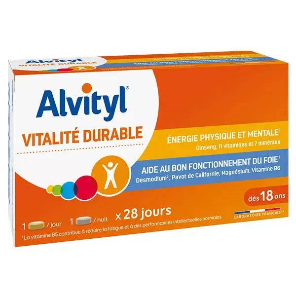 Alvityl Vitalidade Duradoura a partir dos 18 anos, 56 comprimidos