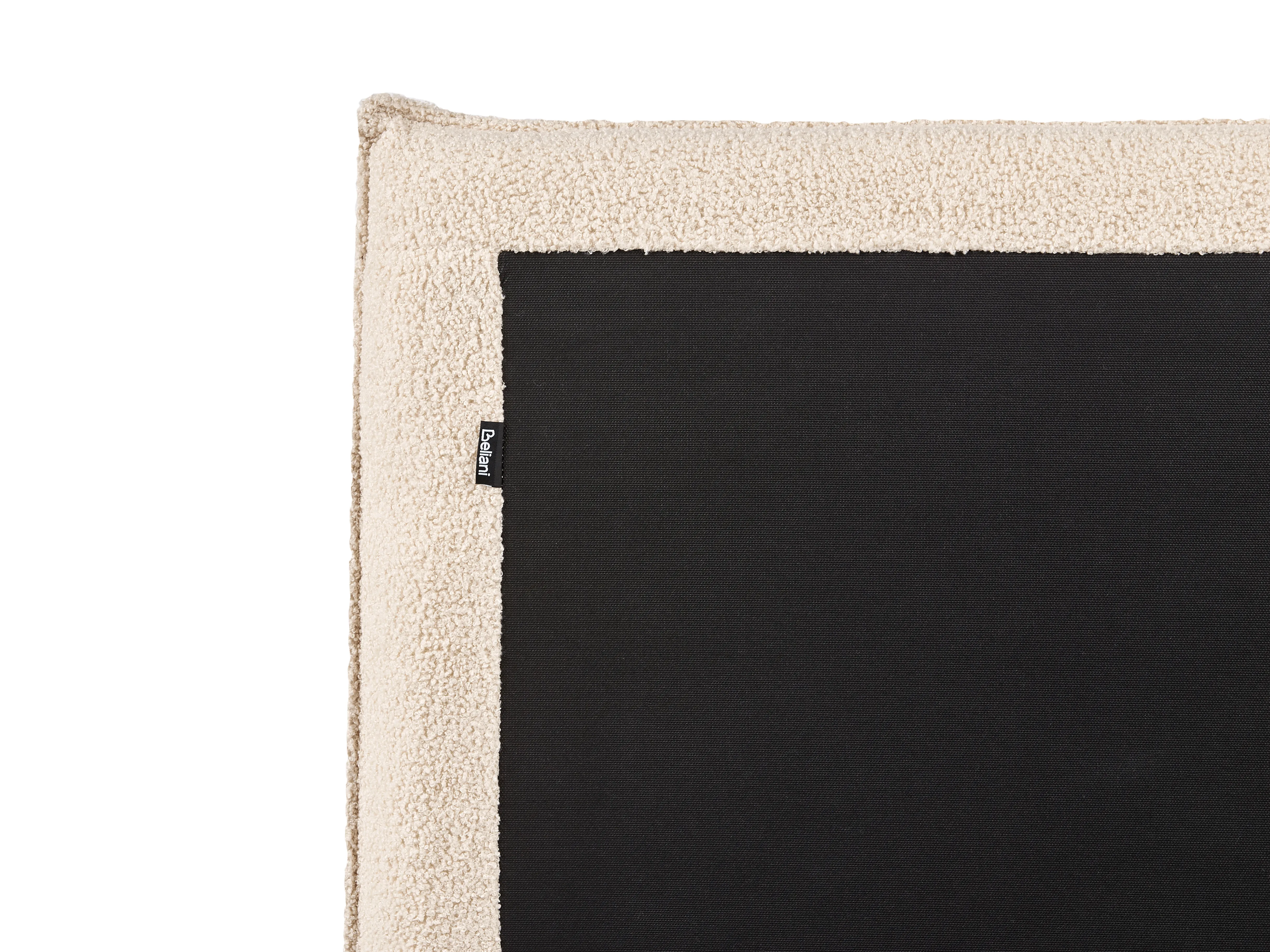 Bed met opbergruimte Bouclé LAVAUR 180 x 200 cm Beige