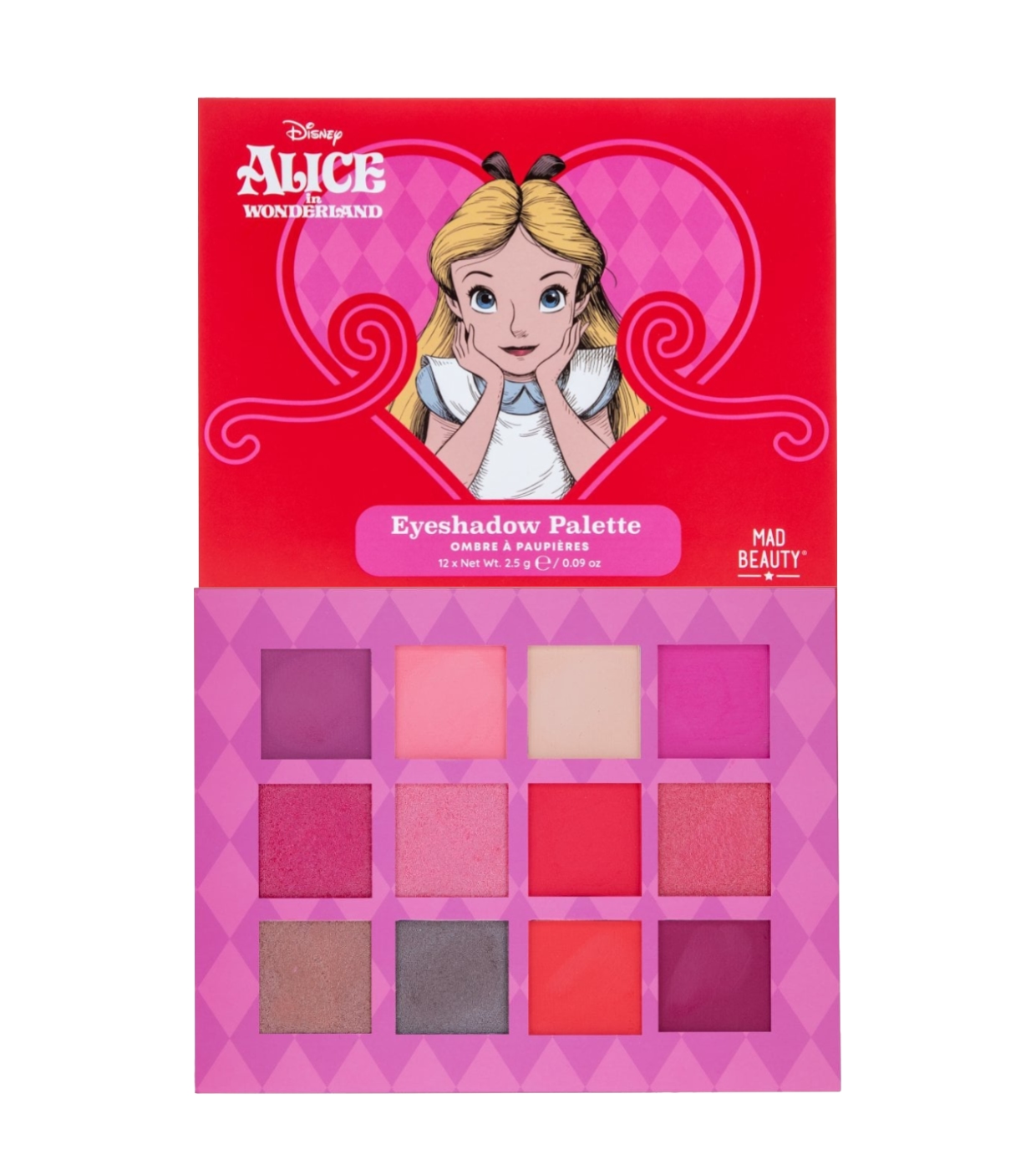 Mad Beauty - *Alice in Wonderland* - Paleta de Sombras