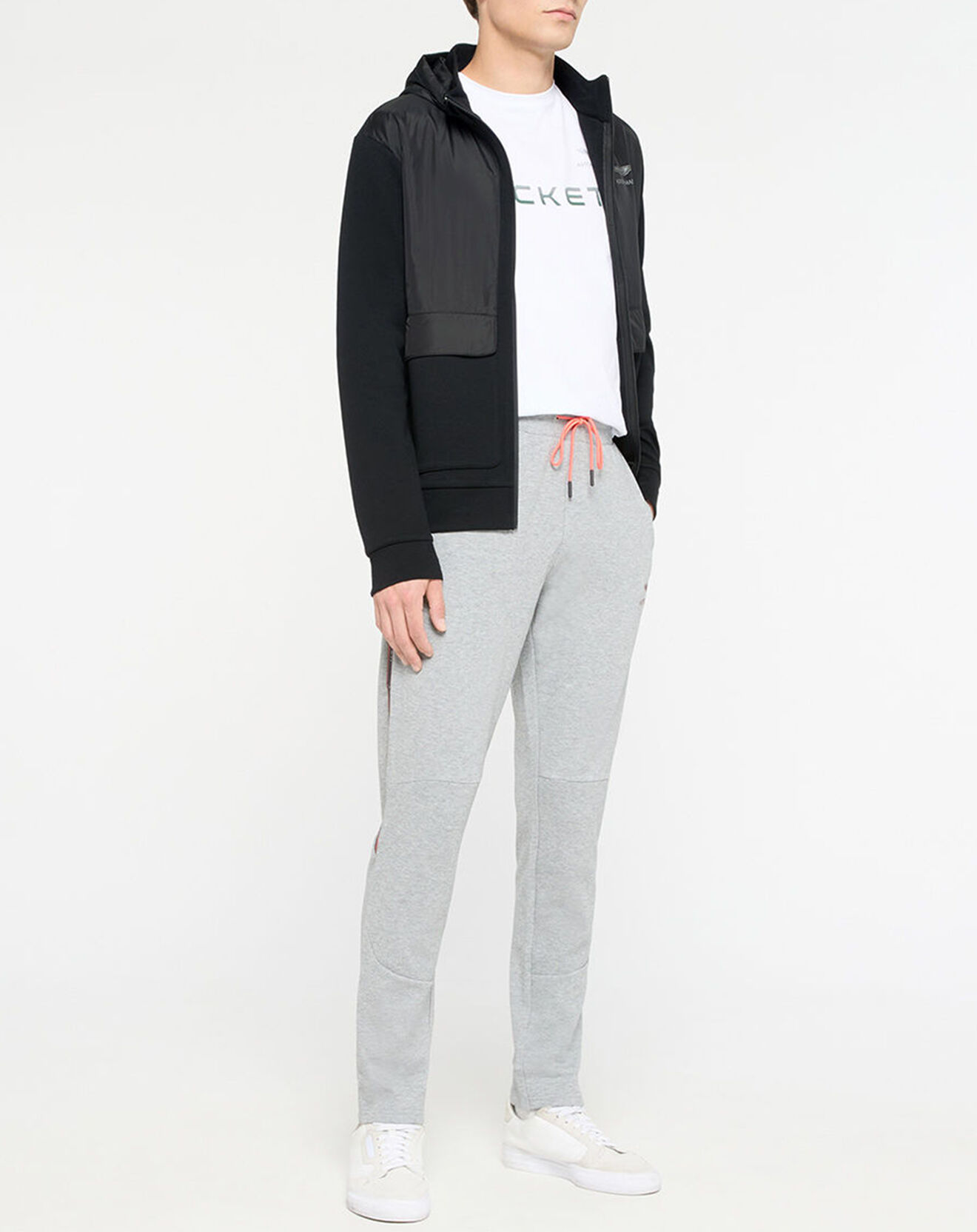Hackett London Blouson à capuche Media Aston Martin Racing noir