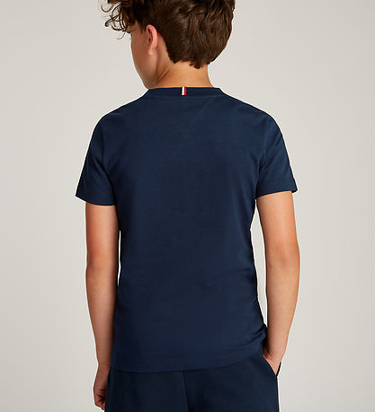 Tommy Hilfiger T-Shirt - Monotype 1985 - Dark Nacht Navy