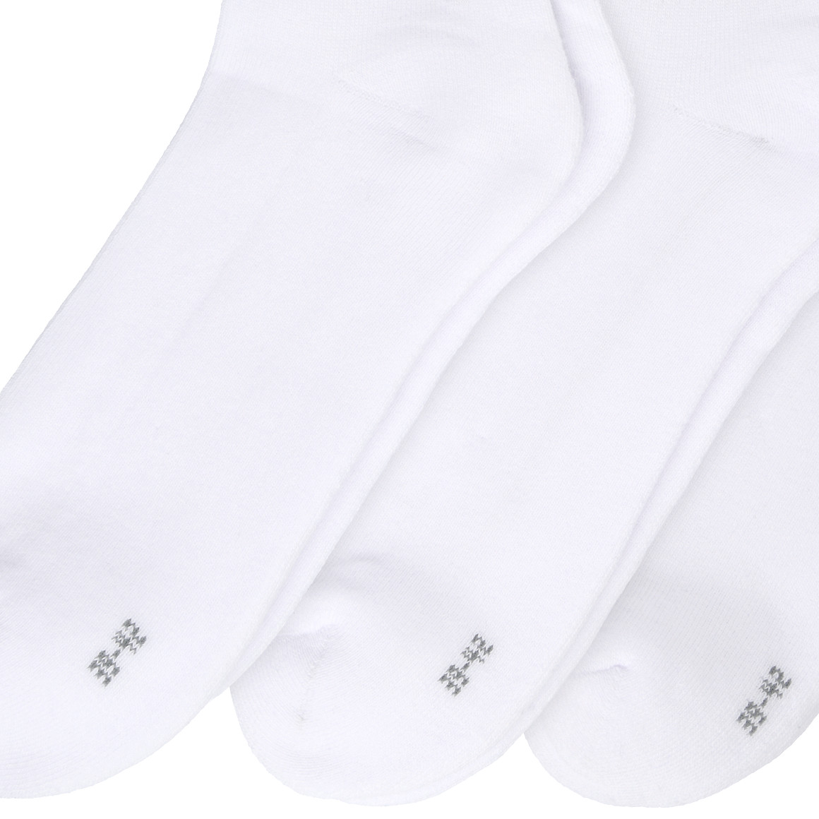 Jonas Nielsen 3 Paar Herren Sportsocken mit Stickerei weiss