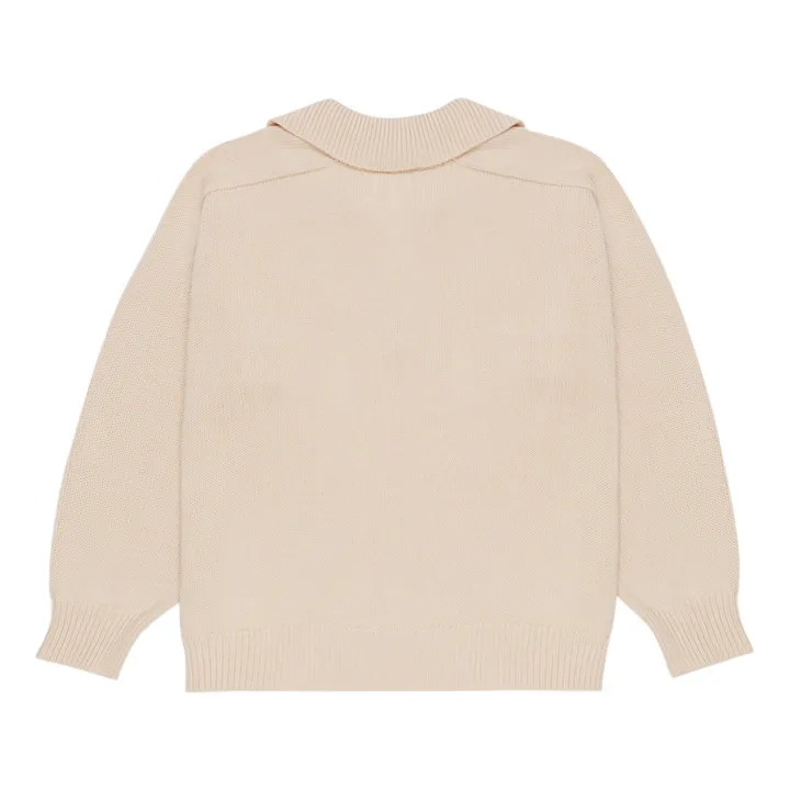 the new society Sweat Polo Coton Bio - Collection Femme | Naturel