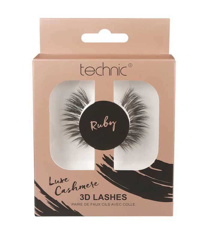 Technic Cosmetics - Cílios postiços 3D Luxe Cashmere - Ruby