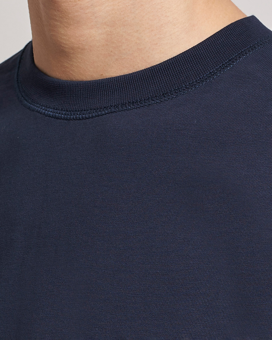 Drake's Short Sleeve Hiking T-Shirt Navy