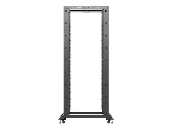 Lanberg - Rack åben ramme - 600 x 1000 mm - fritstående, gulvstående - sort, RAL 9004 - 42U - 19