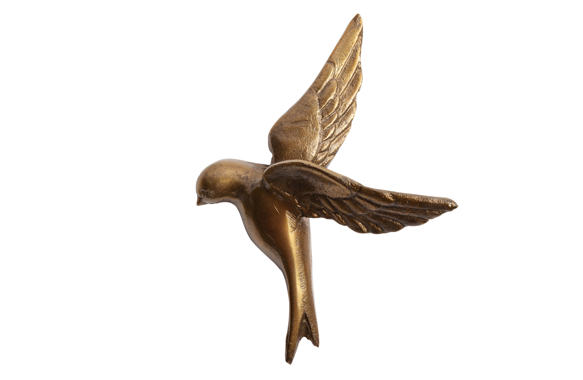 Avaler Too Vogels - set van 3 Avaler too vogels metaal antique brass - set van 3