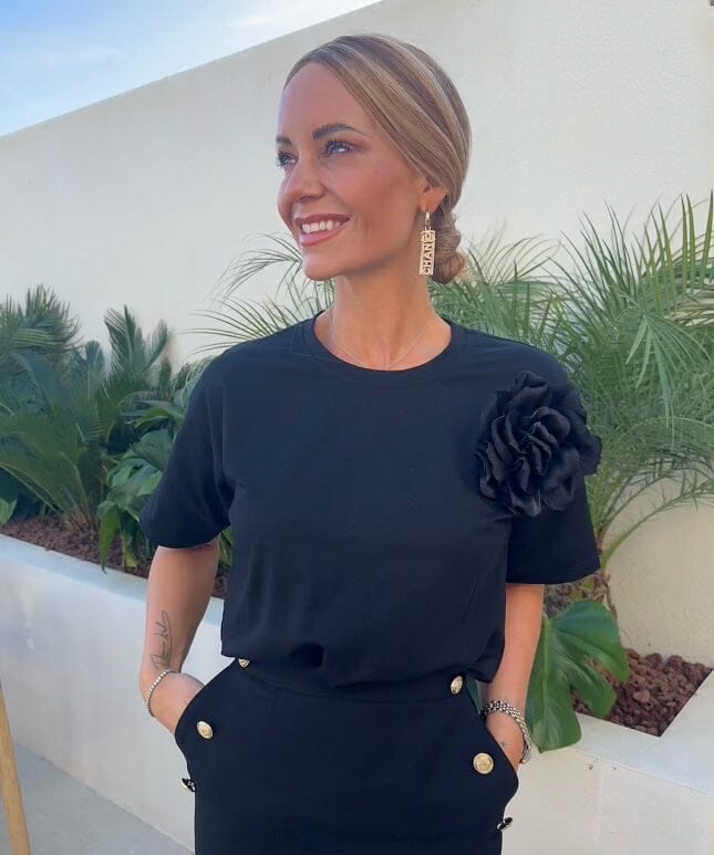 Valentin Studio Gold Button Skirt