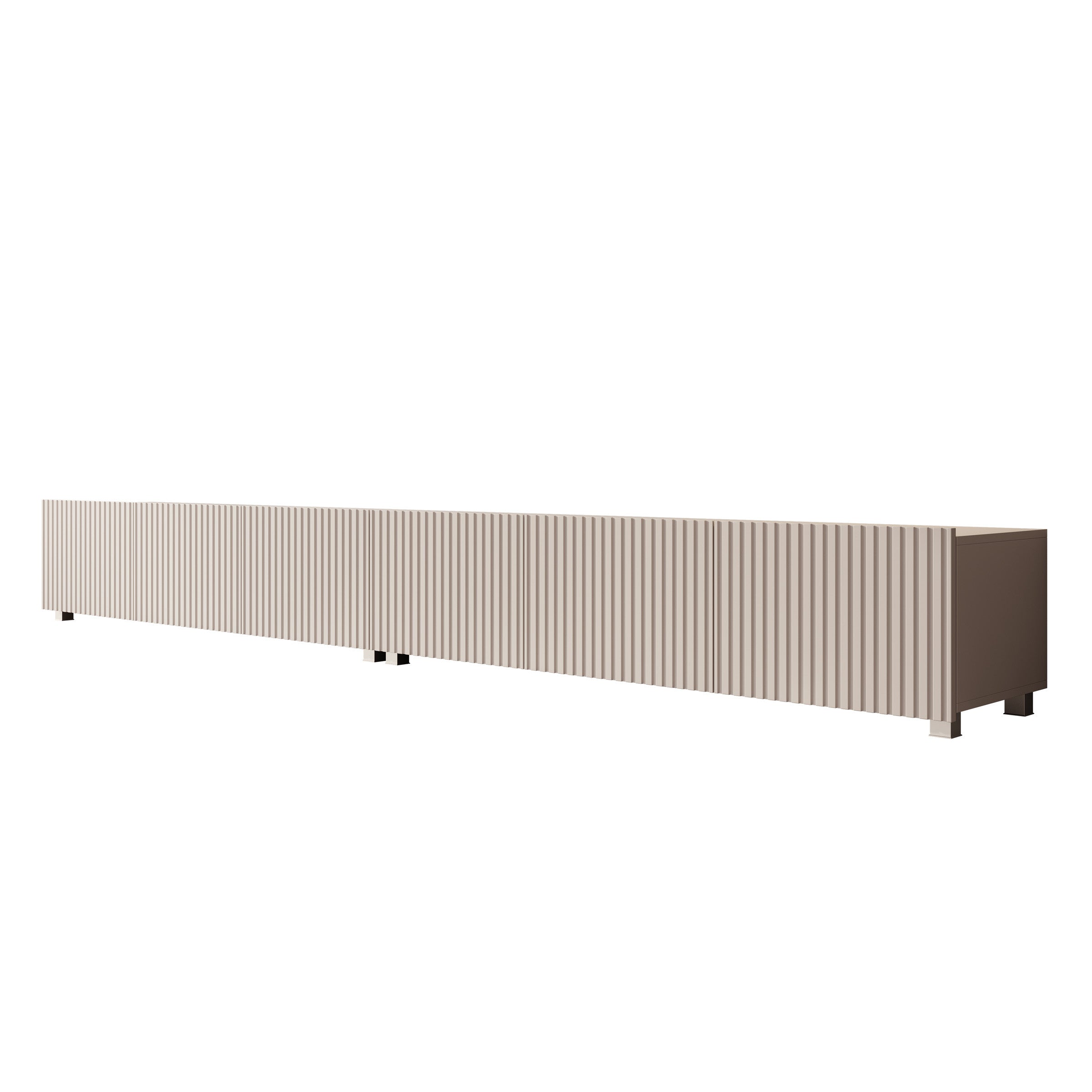 Meubella - TV-Meubel Kenderes - Beige - 300 cm
