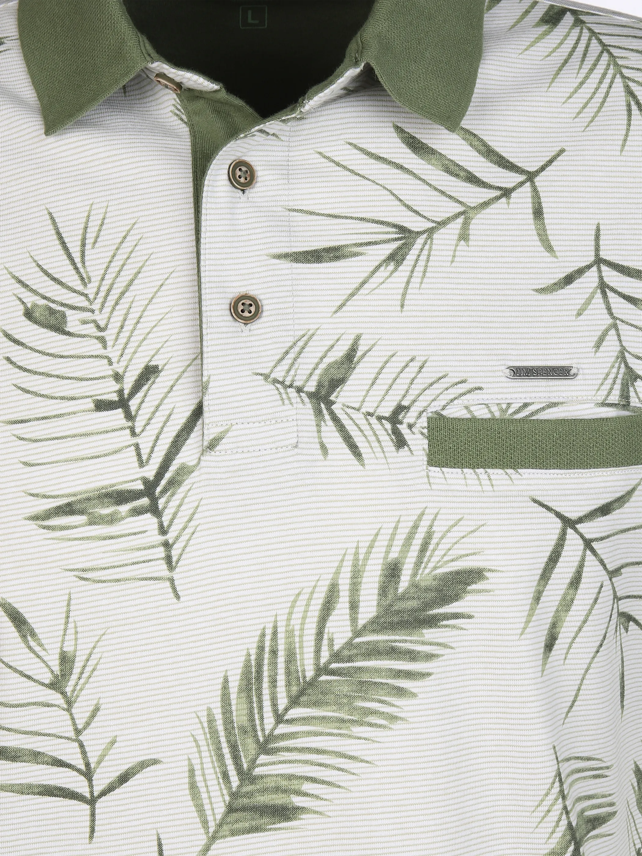 Herren Poloshirt mit Alloverprint