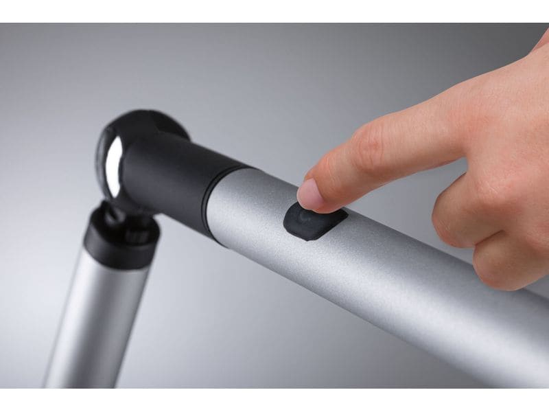 Paulmann Schreibtischleuchte LED 3-Step-Dim Silber Dimmbare Schreibtischleuchte
