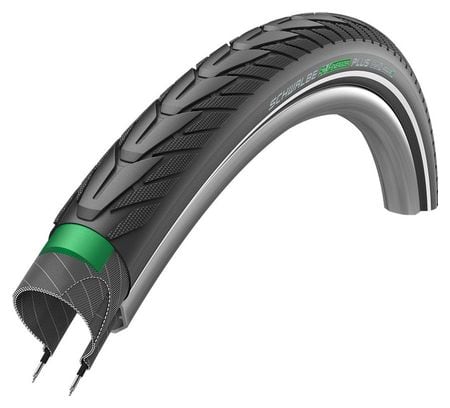 Pneu Schwalbe Energizer Plus 700 mm Tubetype Rigide TwinSkin GreenGuard Addix E Flancs Reflex E-Bike E-50