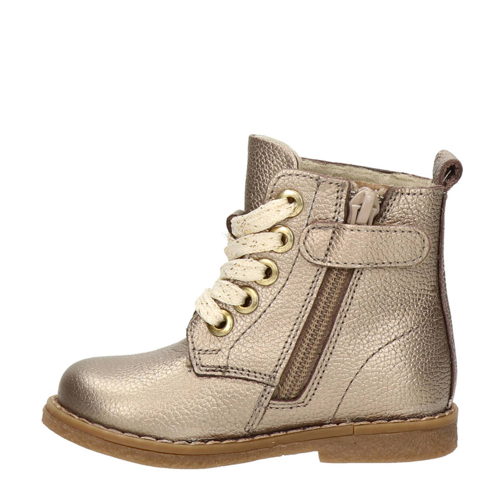 Nelson Kids veterboots goud metallic