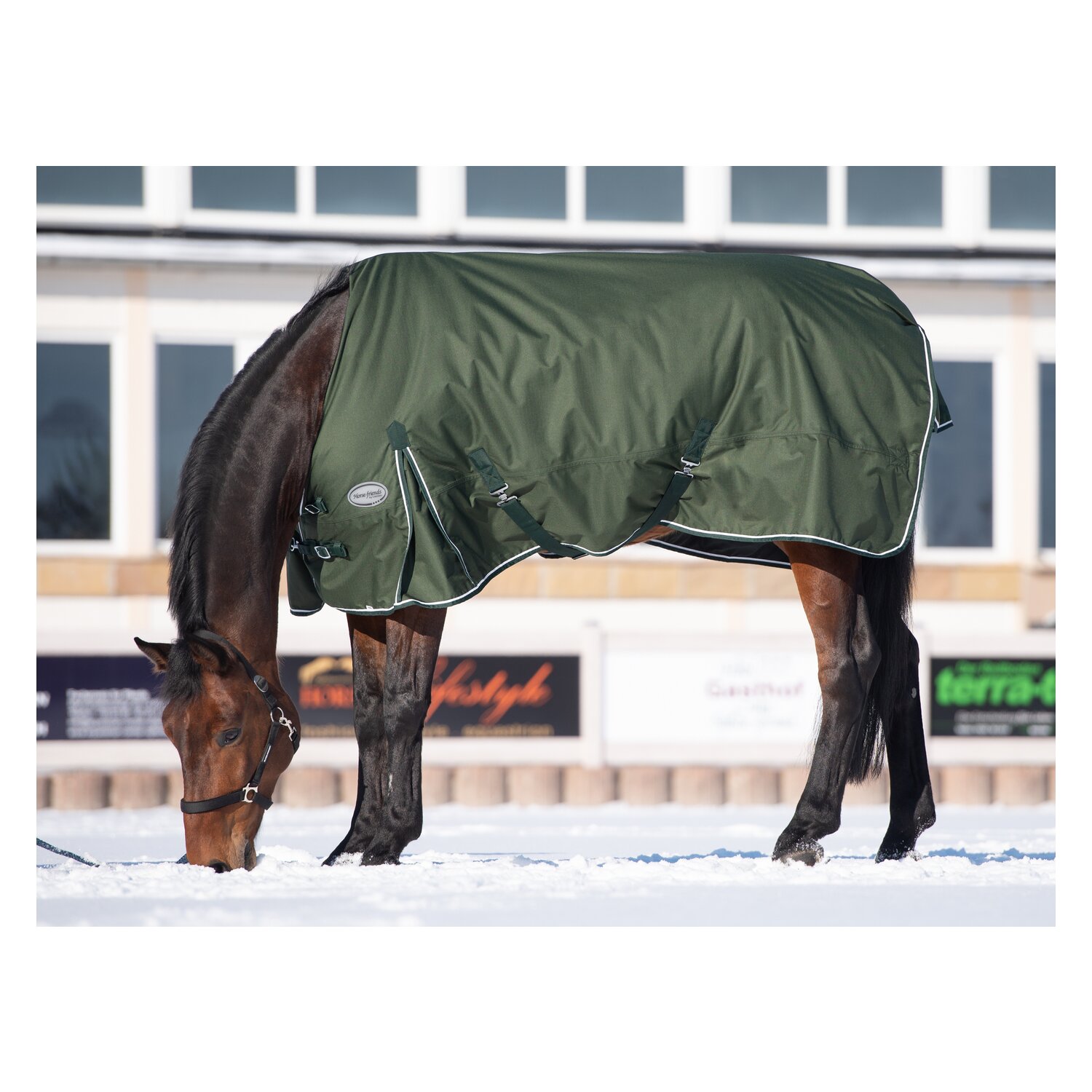 Horse-friends Outdoordecke Hamburg, 200g - deep forest