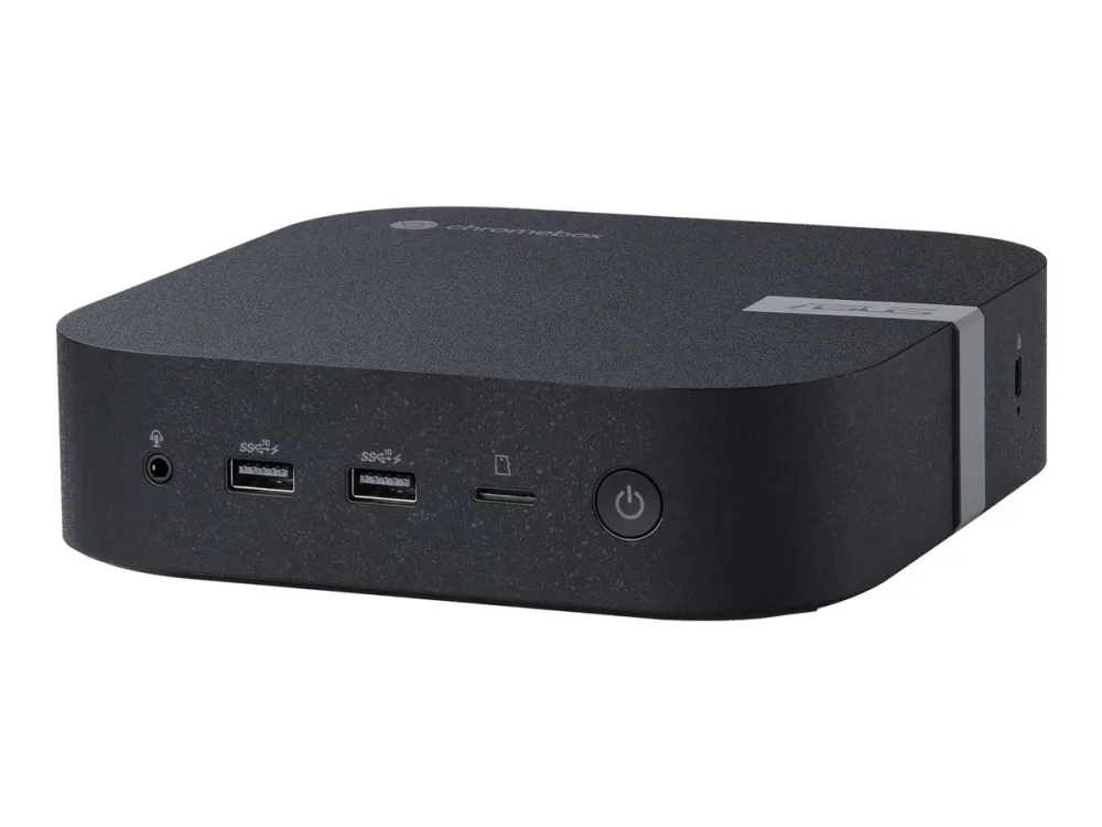 ASUS Chromebox 5 SC002UN - Mini PC 1 x Celeron 7305 - RAM 4 GB - SSD 128 GB - NVMe - UHD Graphics - Gigabit Ethernet, 2.5 Gigabit Ethernet, Bluetooth 5.2, IEEE 802.11ax (Wi-Fi 6E) - Chrome OS - skærm: ingen - økosort