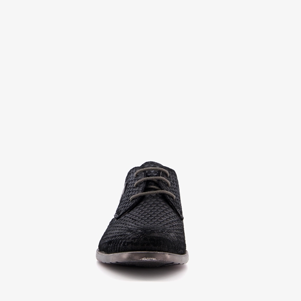 Bugatti zwarte leren heren veterschoenen