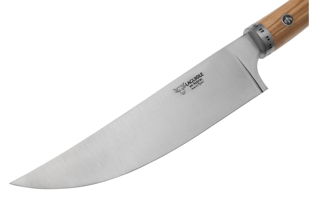 Laguiole en Aubrac Gourmet CGO20OLI olijfhout, koksmes, 20 cm