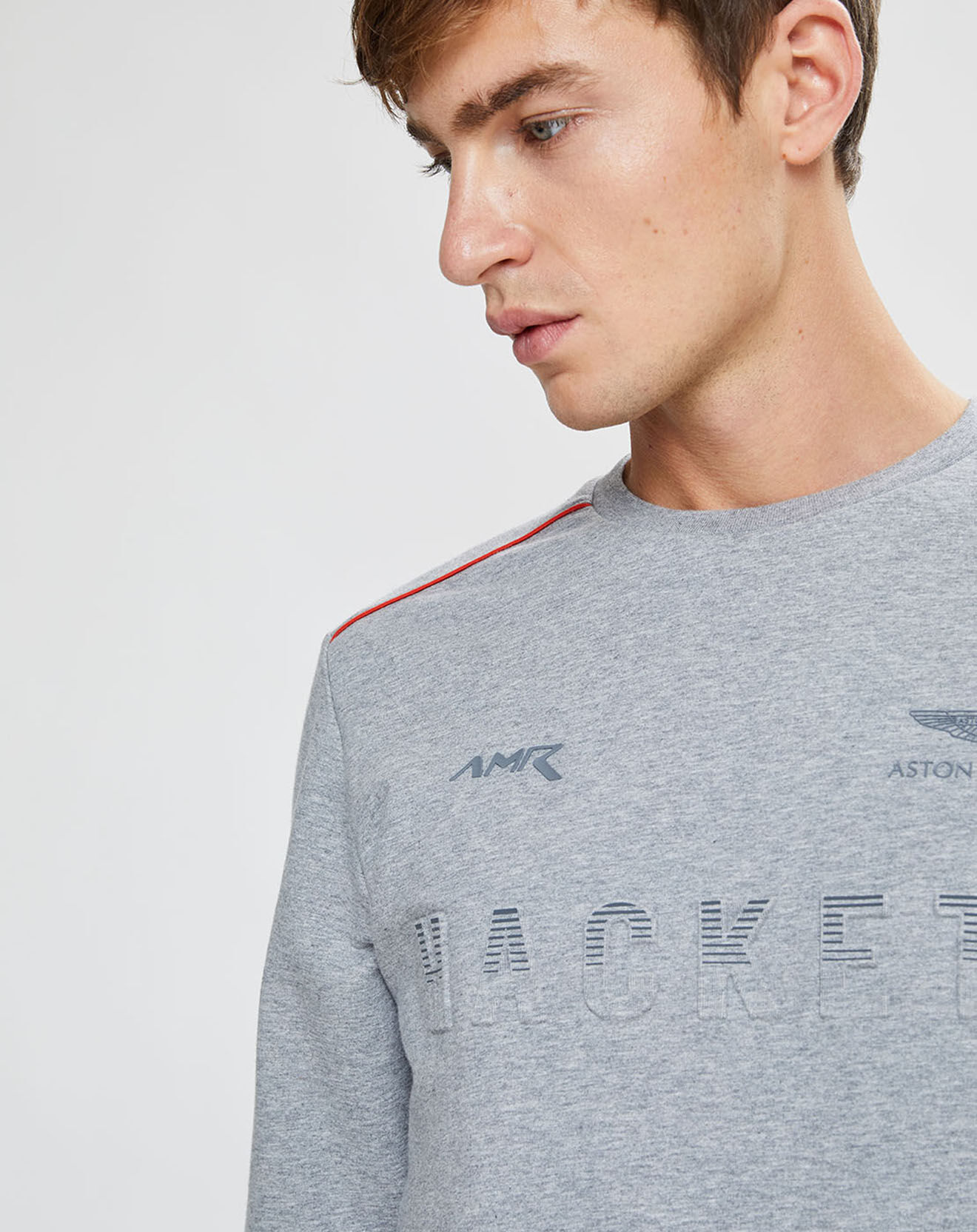 Hackett London Sweat Aston Martin Racing 3D gris