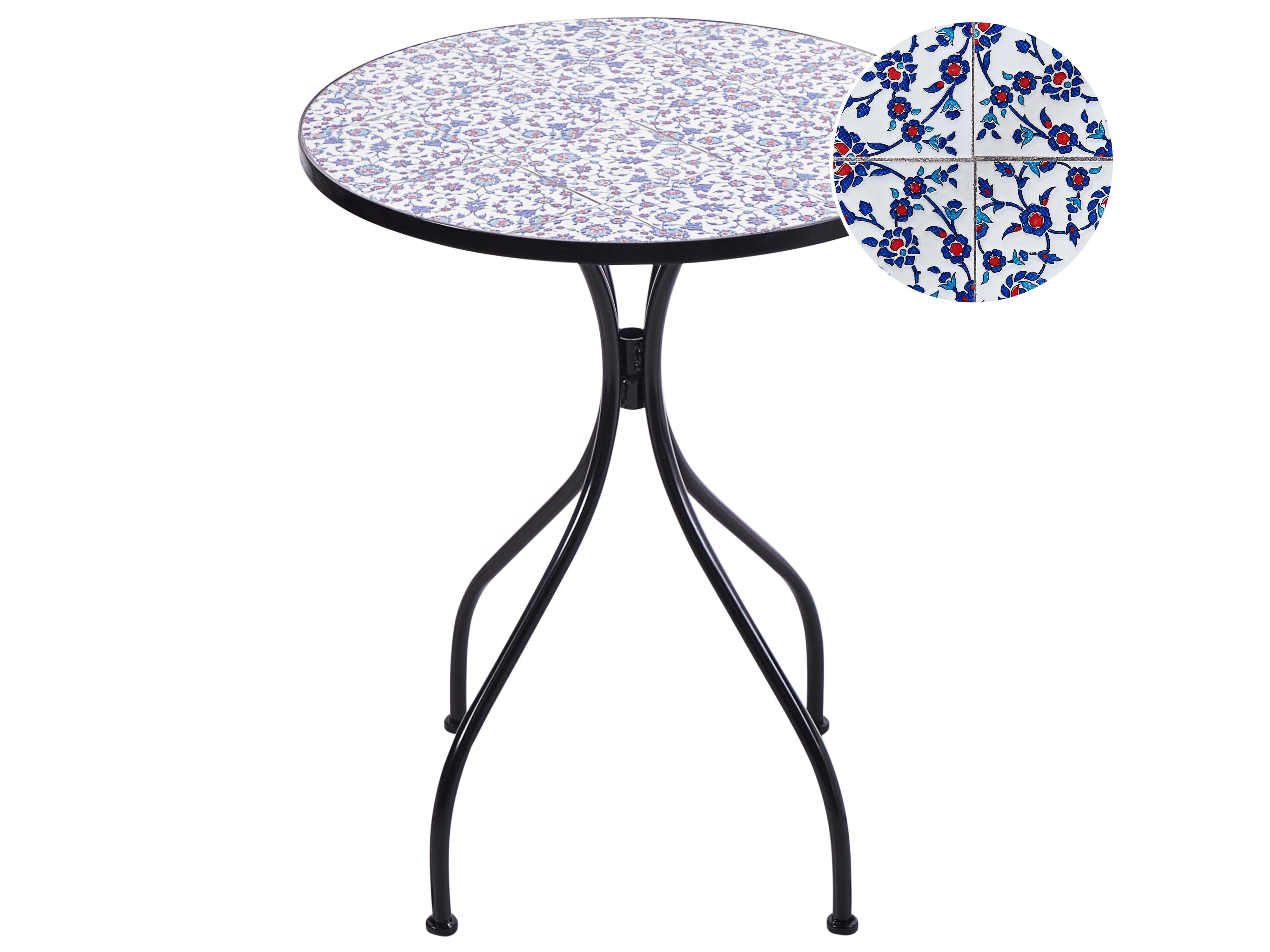 Bistrotafel CAMPRENA 60 cm 60 cm Metaal Zwart