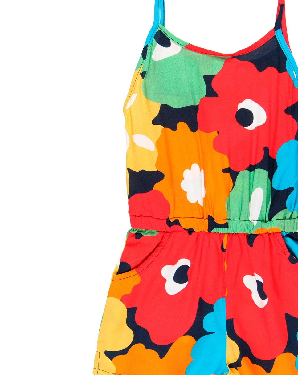 Jumpsuit BIG FLOWERS in bunt
