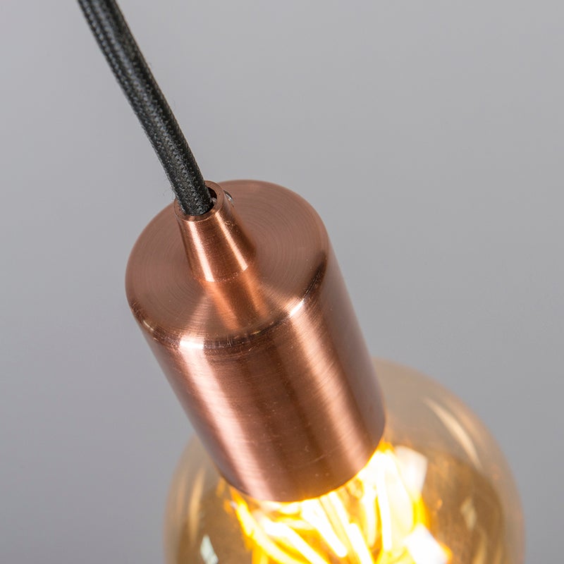 Industriële hanglamp koper - Facil 1