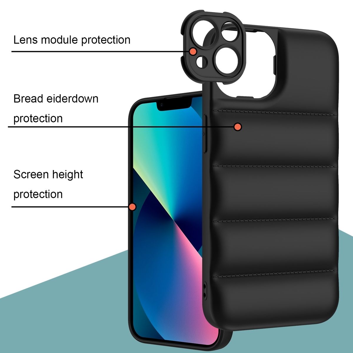 Schutz Handy Hülle für Apple iPhone 15 Plus Case Cover Airbag Bumper Etui Schale