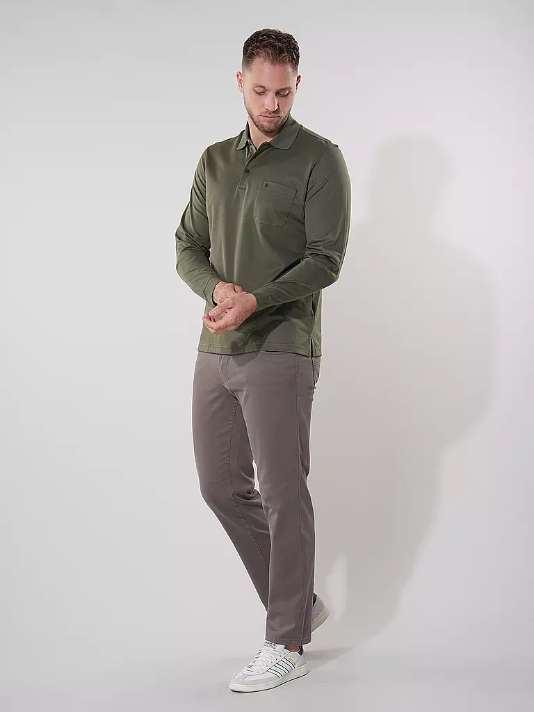 RAGMAN Poloshirt grün