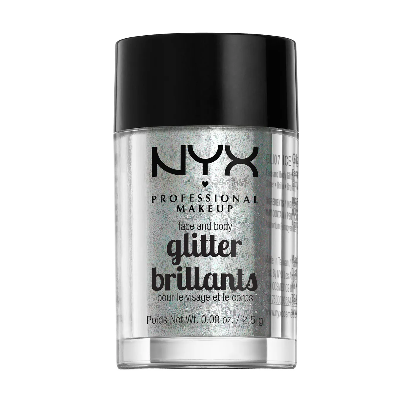NYX Professional Makeup Face & Body Glitter Glitter Brillantsrose