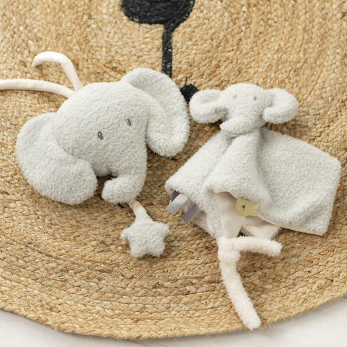 MUSICAL TETE ELEPHANT - GRIS - NATTOU