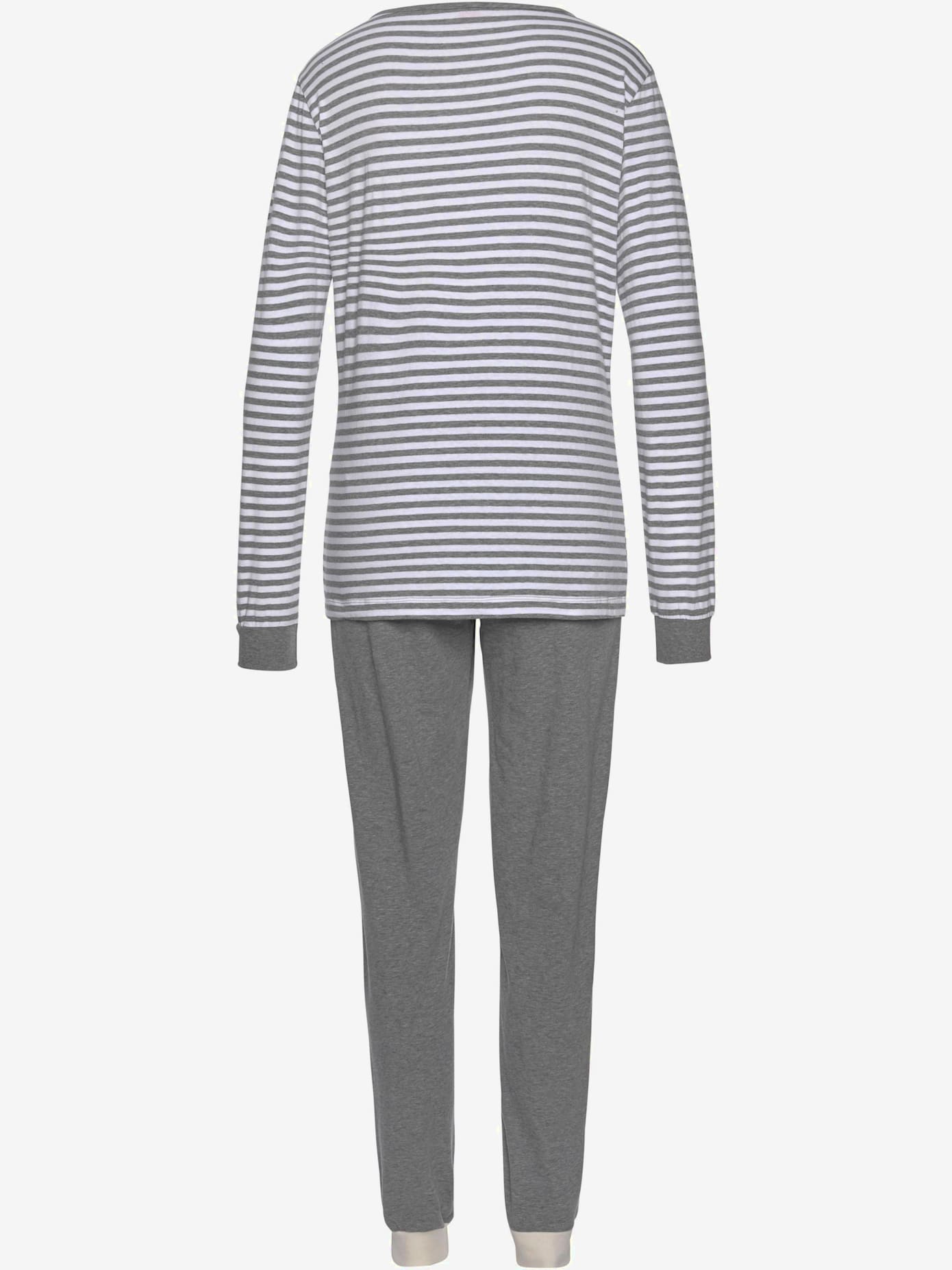 Pyjama imprimé, manches et jambes longues