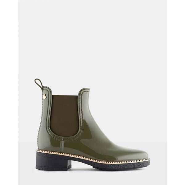 Lemon Jelly Botins Chuva c/ Salto Verdes Vegan AVA 13 36