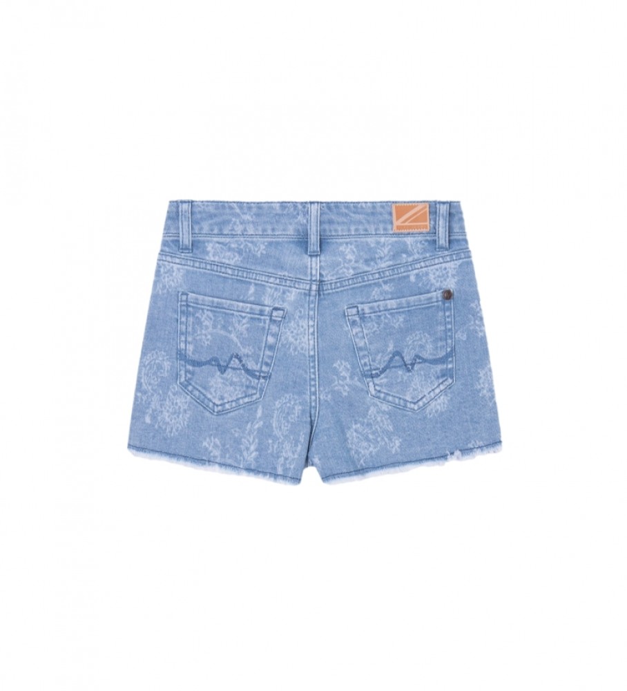 Shorts florais azuis Patty da Pepe Jeans