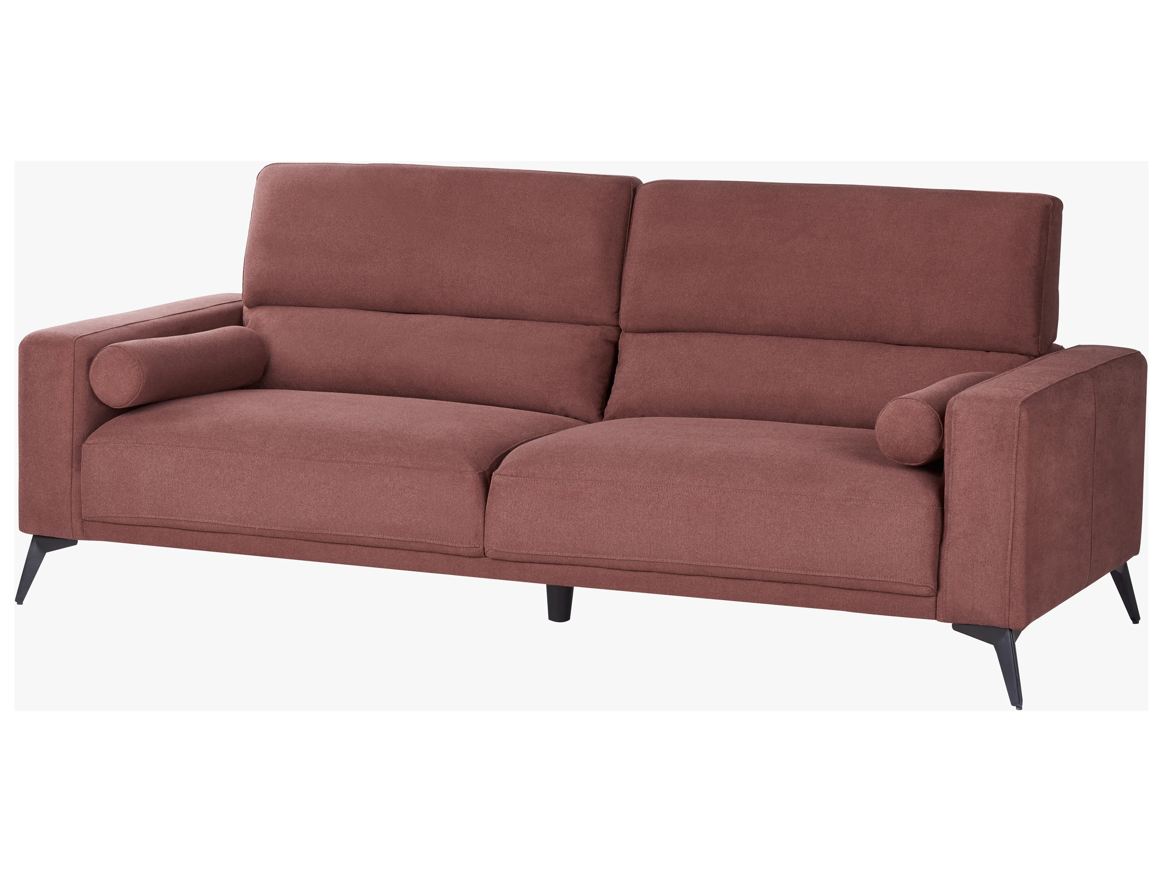 Bank 3-zits ANGE Stof Bordeauxrood