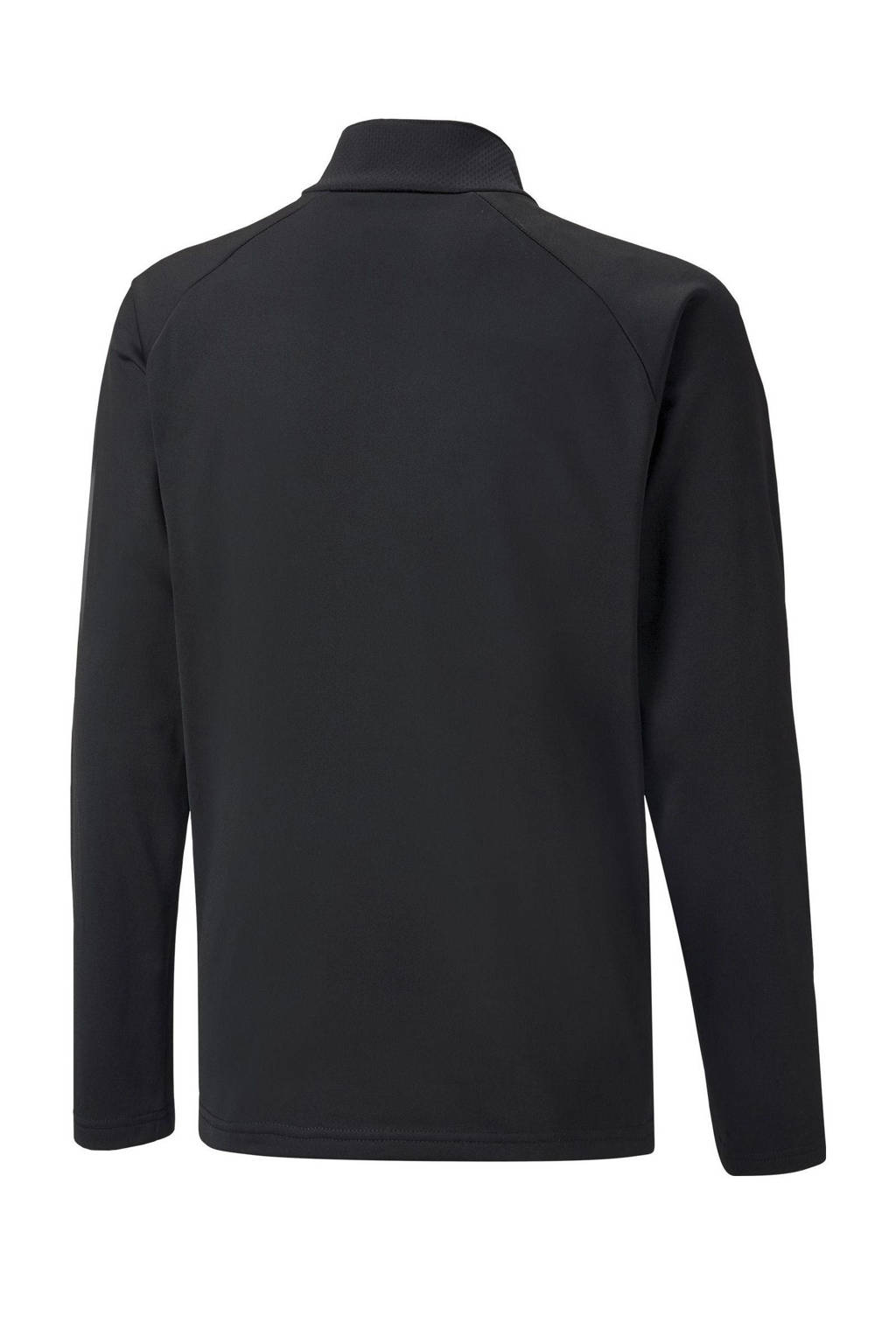 Puma junior voetbalshirt teamLIGA zwart/wit