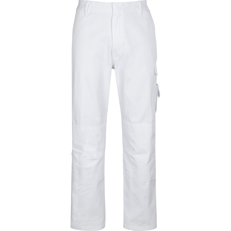 Portwest schildersbroek met kniezakken M wit