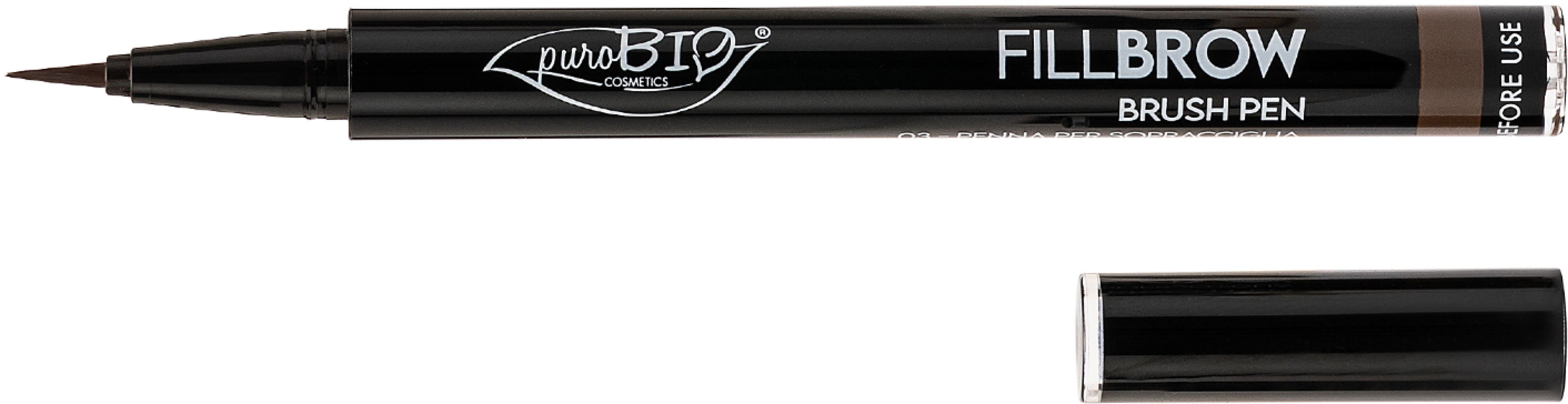 puroBIO cosmetics  Fillbrow Brush Pen, 03 (0,70 ml)