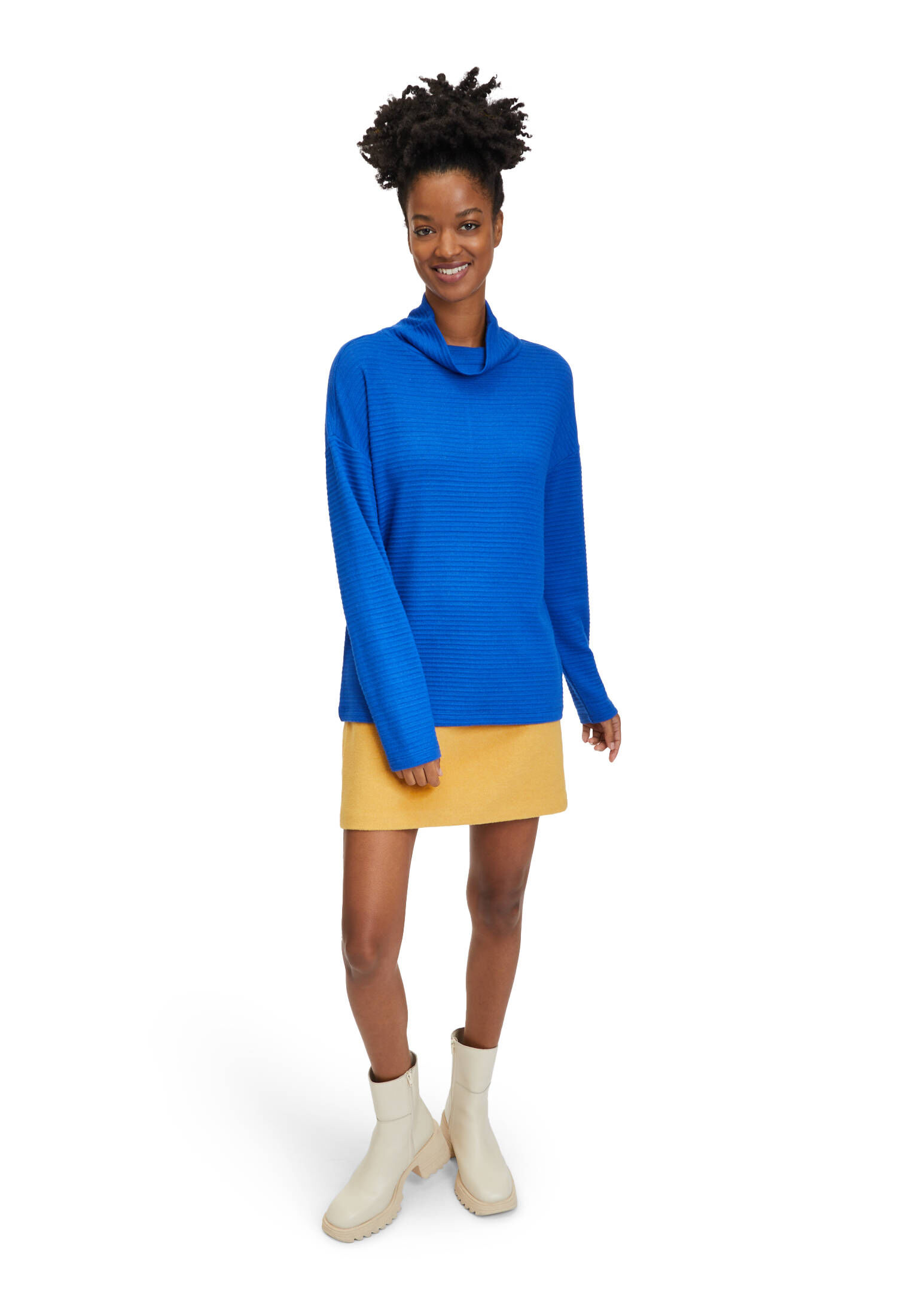 Cartoon| Damen Sweatshirt mit Stehkragen